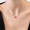 Louis Vuitton Red Shell Necklace