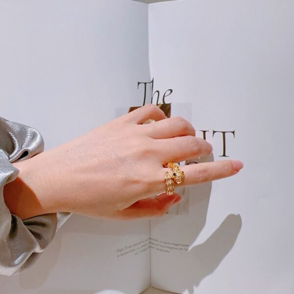 Bulgari ring V gold material advanced version 1:1