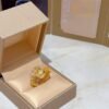 Bulgari ring V gold material advanced version 1:1