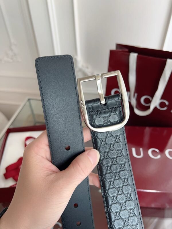 GUCCI Men’s Belt Genuine Leather Material Premium Edition Width 4cm