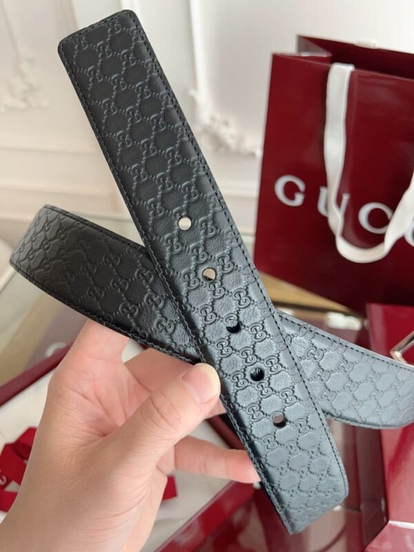 GUCCI Men’s Belt Genuine Leather Material Premium Edition Width 4cm