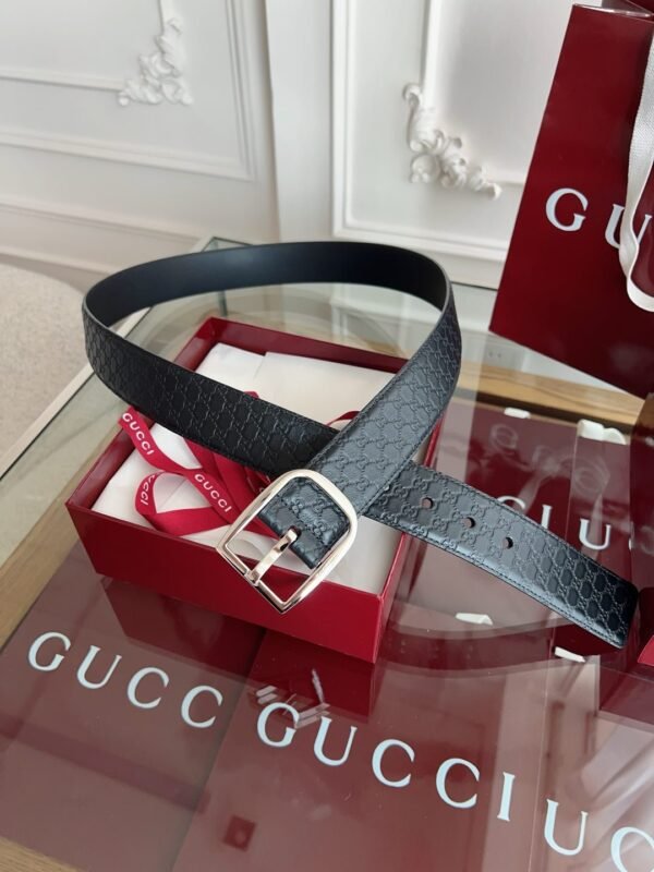 GUCCI Men’s Belt Genuine Leather Material Premium Edition Width 4cm