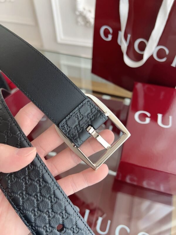 GUCCI Men’s Belt Genuine Leather Material Premium Edition Width 4cm