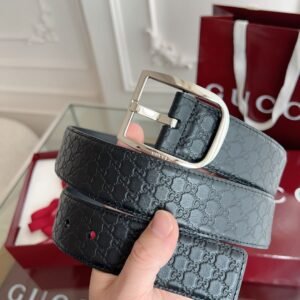 GUCCI Men’s Belt Genuine Leather Material Premium Edition Width 4cm