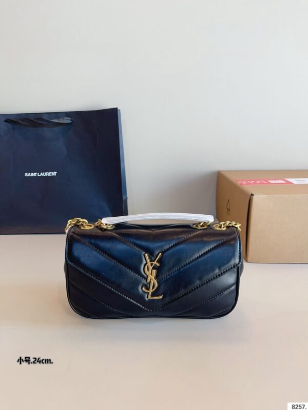 YSL sheepskin chain bag 29x8x17cm