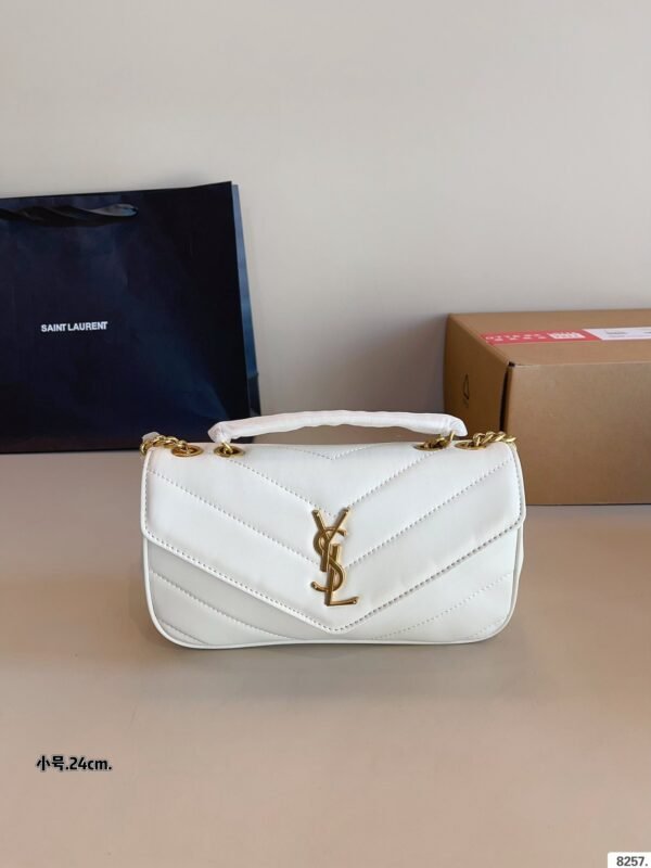 YSL sheepskin chain bag 29x8x17cm