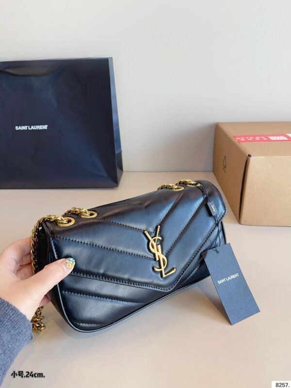 YSL sheepskin chain bag 29x8x17cm