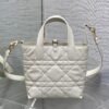 DIOR Toujours vertical series small soft cowhide material high-end version size: 16x12x18cm