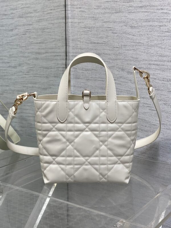 DIOR Toujours vertical series small soft cowhide material high-end version size: 16x12x18cm