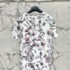 DIOR 2025 early spring new forest print 100% cotton round neck T-shirt
