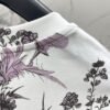 DIOR 2025 early spring new forest print 100% cotton round neck T-shirt