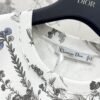DIOR 2025 early spring new forest print 100% cotton round neck T-shirt