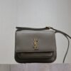YSL new messenger bag genuine leather material high-end shoulder bag 1:1 size 22×16.5×12cm