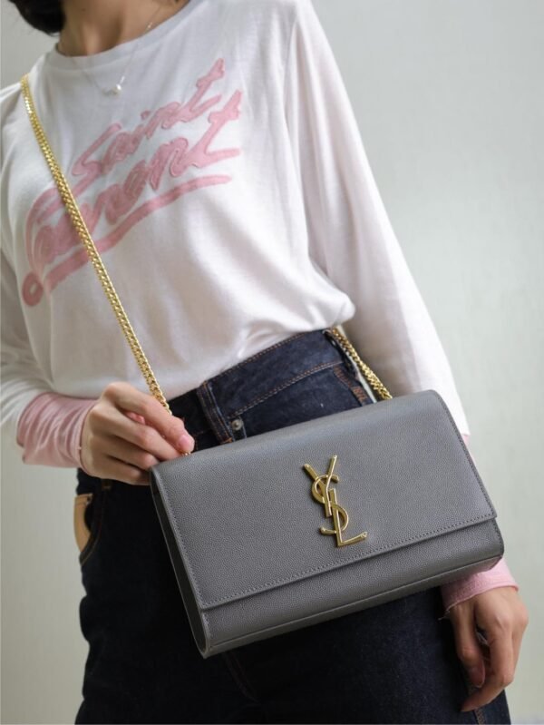 YSL original caviar cowhide crossbody bag 20×13.5×5.5cm