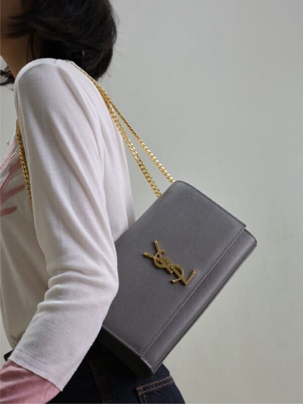 YSL original caviar cowhide crossbody bag 20×13.5×5.5cm