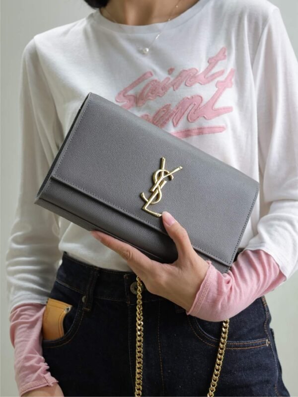 YSL original caviar cowhide crossbody bag 20×13.5×5.5cm