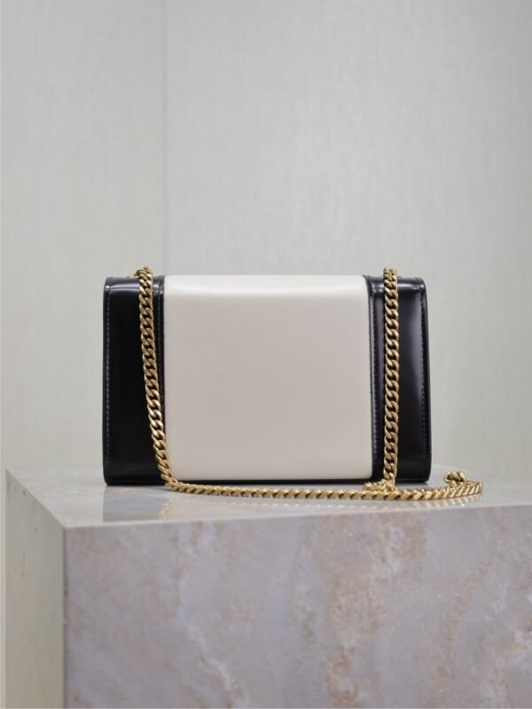 YSL original 1:1 small square package black and white 20cm