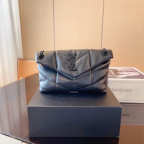 YSL LouLou Puffer Cloud Pillow Bag 26x10x18cm