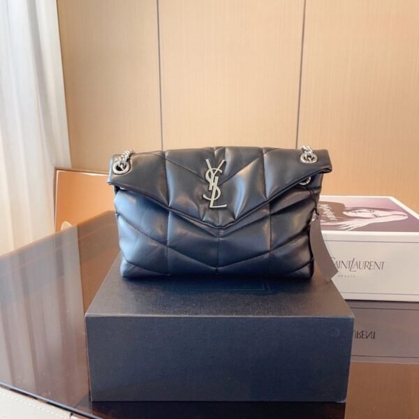 YSL LouLou Puffer Cloud Pillow Bag 26x10x18cm