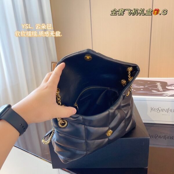 YSL LouLou Puffer Cloud Pillow Bag 26x10x18cm