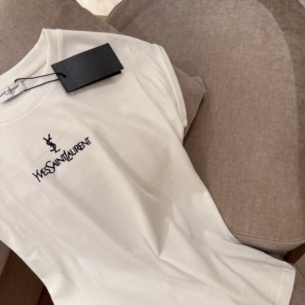 YSL 2025 New style short-sleeved T-shirt with lettering logo