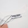 Miumiu New Series Applique Embroidery Round Neck Short Sleeve T-shirt