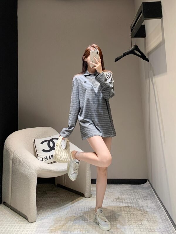 miumiu striped T-shirt set.