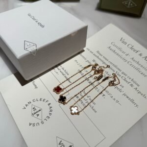 Van Cleef & Arpels Four Leaf Lucky Series Vintage Alhambra Mini Single Flower Bracelet Premium