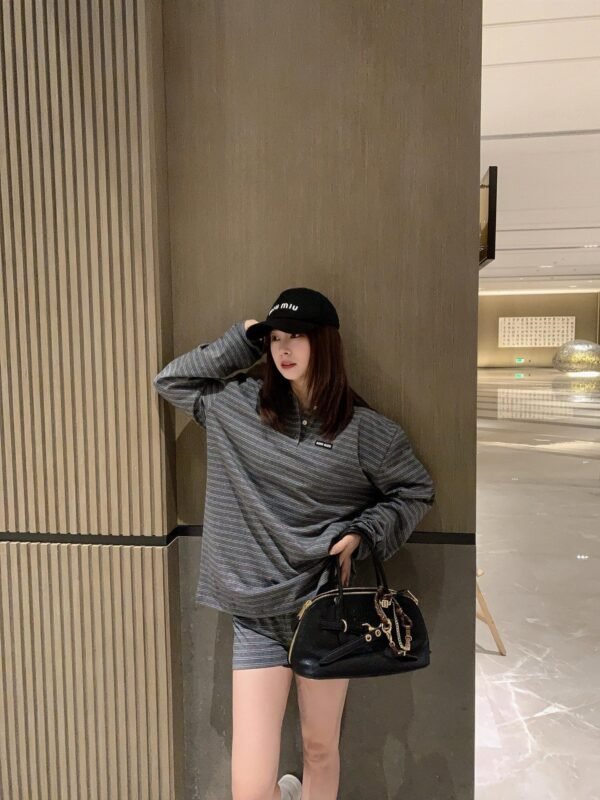 miumiu striped T-shirt set.