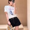 Burberry 2025 Spring and Summer New Three-Dimensional Bubble Short-Sleeved T-Shirt Premium Edition