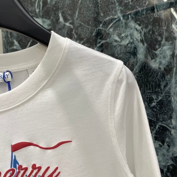 Burberry 2025 Spring and Summer New Three-Dimensional Bubble Short-Sleeved T-Shirt Premium Edition