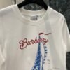 Burberry 2025 Spring and Summer New Three-Dimensional Bubble Short-Sleeved T-Shirt Premium Edition