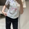 GUCCI 2025 Spring/Summer New Cherry Print Short Sleeve T-Shirt Premium Edition