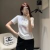 GUCCI 2025 Spring/Summer New Cherry Print Short Sleeve T-Shirt Premium Edition