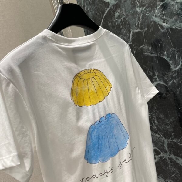 GUCCI 2025 Spring/Summer New Cherry Print Short Sleeve T-Shirt Premium Edition