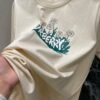 Burberry 2025 Spring/Summer New Printed Short Sleeve T-shirt with Daisy Print on Chest Premium 100% cotton