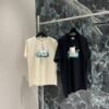 Burberry 2025 Spring/Summer New Printed Short Sleeve T-shirt with Daisy Print on Chest Premium 100% cotton