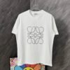 Loewe logo embroidered round neck short sleeves