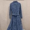 Valentino Metal Button Waist Dress