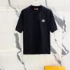 Gucci 320g crew neck short sleeve T-shirt with small double G logo embroidery