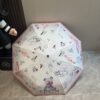 GUCCI fully automatic folding umbrella with black coating effectively blocks 99% of UV rays.