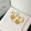 DIOR heart-shaped earrings