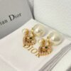 DIOR heart-shaped earrings