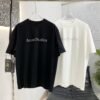 Acne Studios 2025 new short-sleeved T-shirt 260g cotton T-shirt