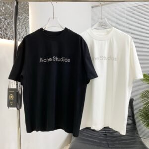 Acne Studios 2025 new short-sleeved T-shirt 260g cotton T-shirt
