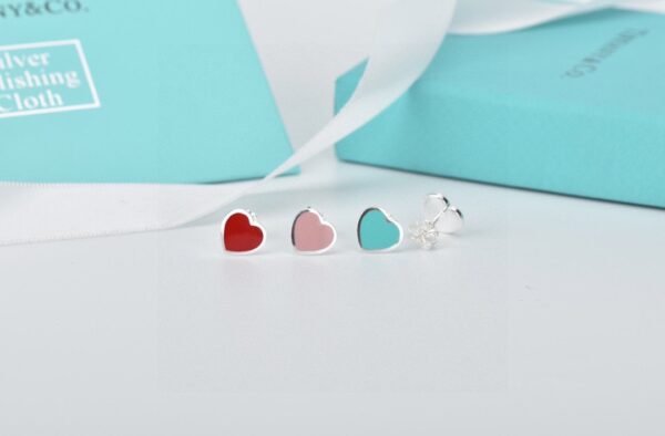Tiffany heart shaped earrings