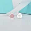 Tiffany heart shaped earrings