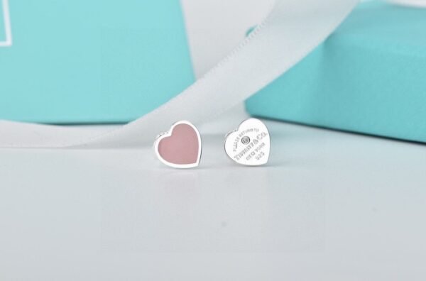 Tiffany heart shaped earrings