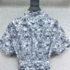DIOR Butterfly Print Short Sleeve Dress Premium Quality