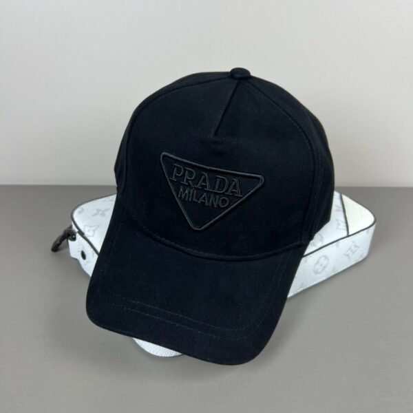 PRADA embroidered logo baseball cap